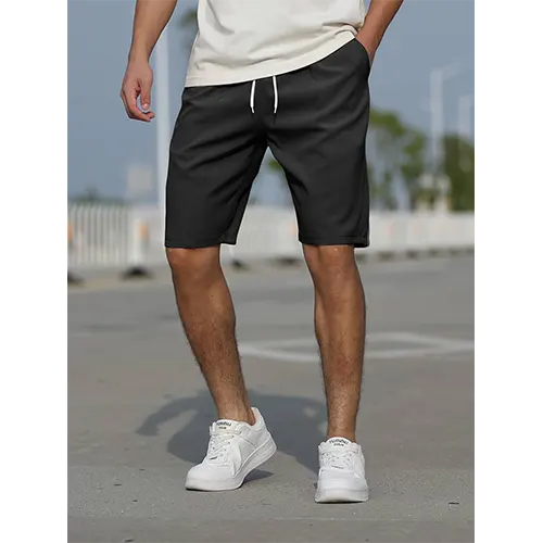 Men's High Waist Summer Shorts-The Yellow Prime