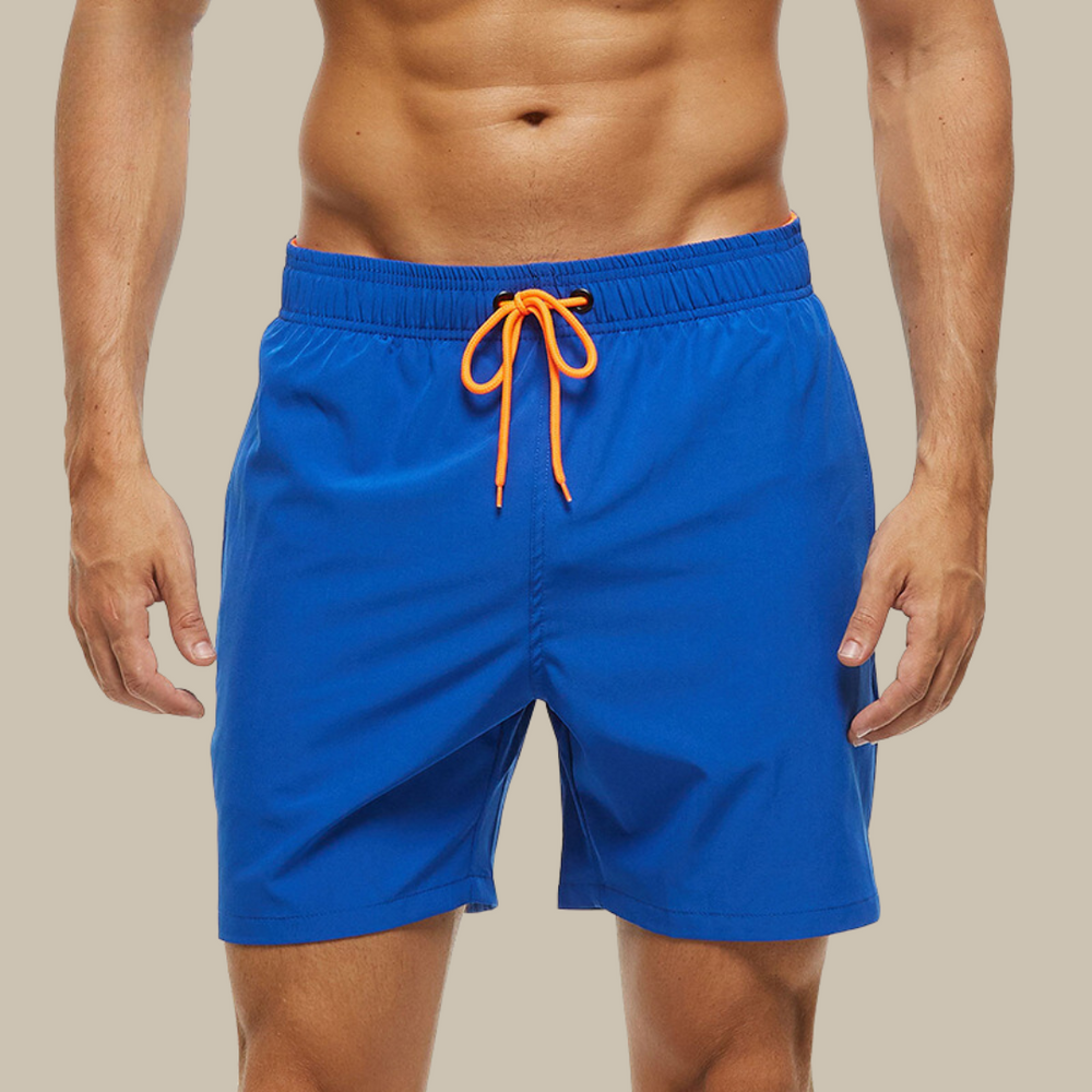 Men's Fast-Drying Swim Trunks with Adjustable Closure for Beach Fun-The Yellow Prime