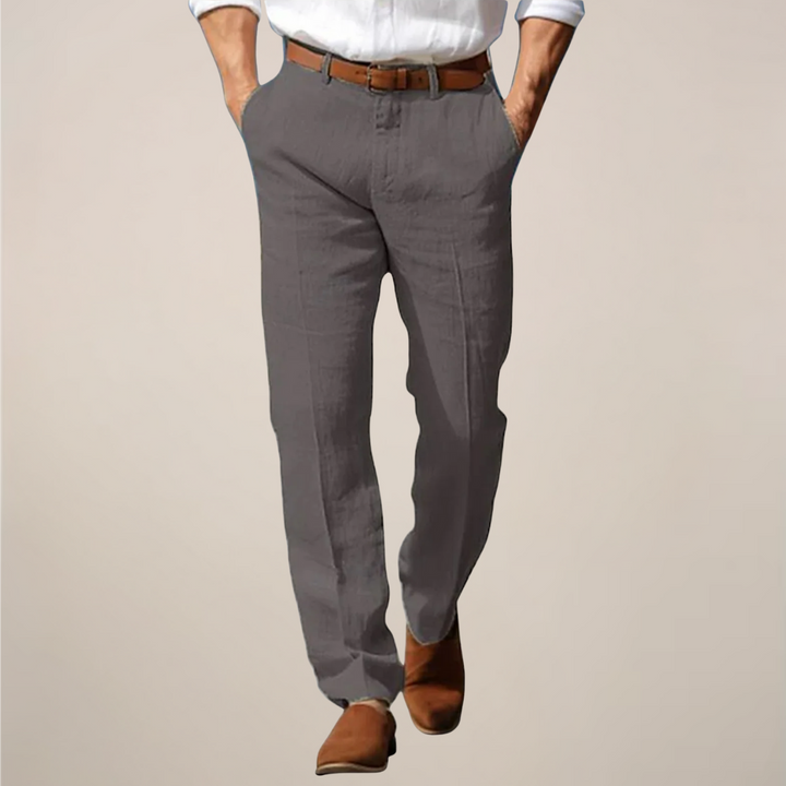 Charles | Men's Straight-Leg Casual Trousers