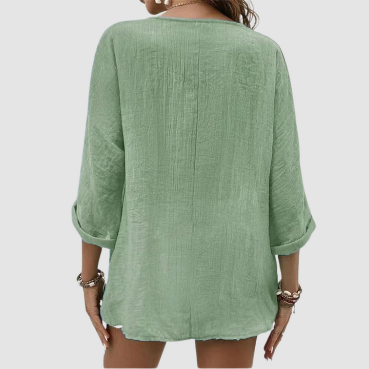 Monica | Women's Elegant Breathable Blouse-The Yellow Prime