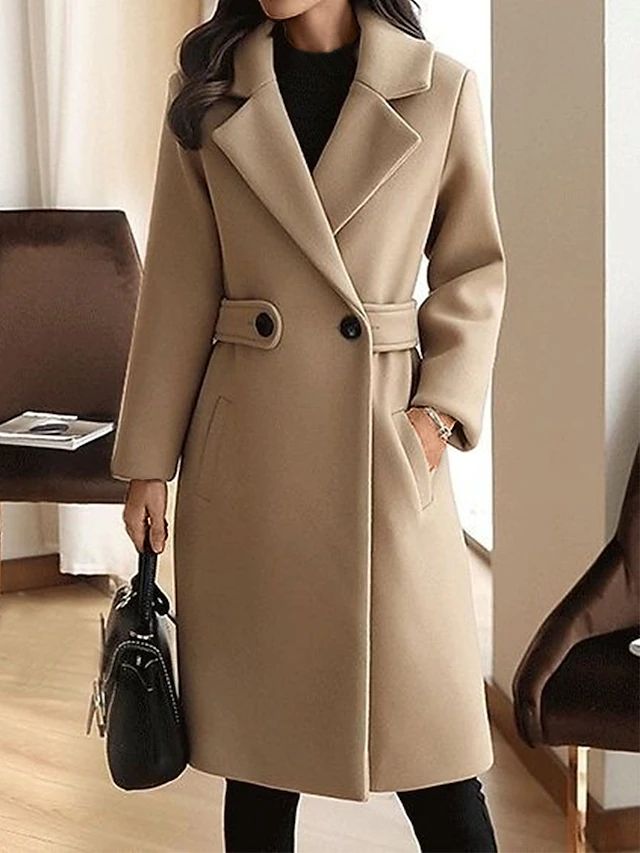 Anna | Women's Elegant Coat-The Yellow Prime