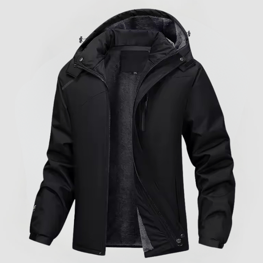 Veste utilitaire pour homme à fermeture éclair intégrale – Chaude pour l’automne et l’hiver