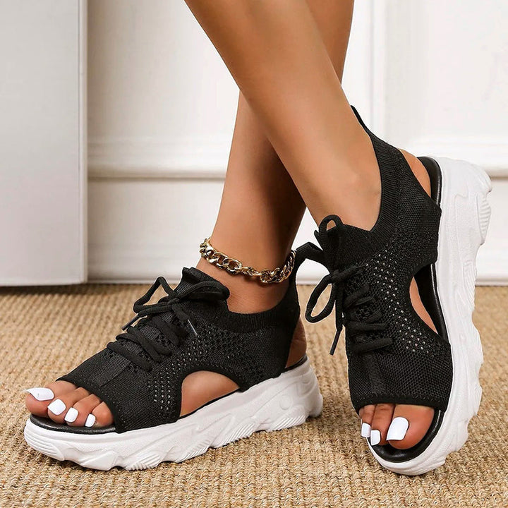 Clarice | Women's Luxurious Breathable Platform Sandals-The Yellow Prime