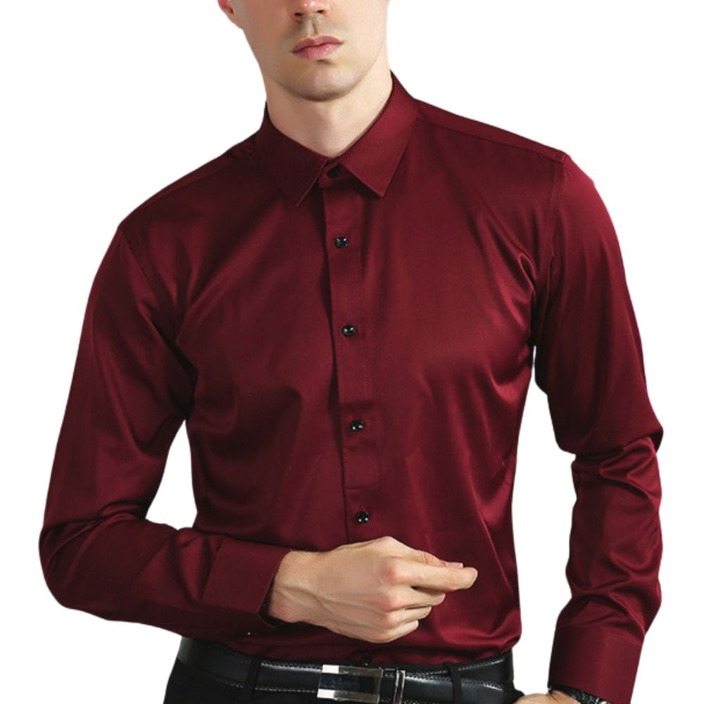 Men's Elastic Comfort Shirt, Breathable Fabric, Quick Drying Fit-The Yellow Prime