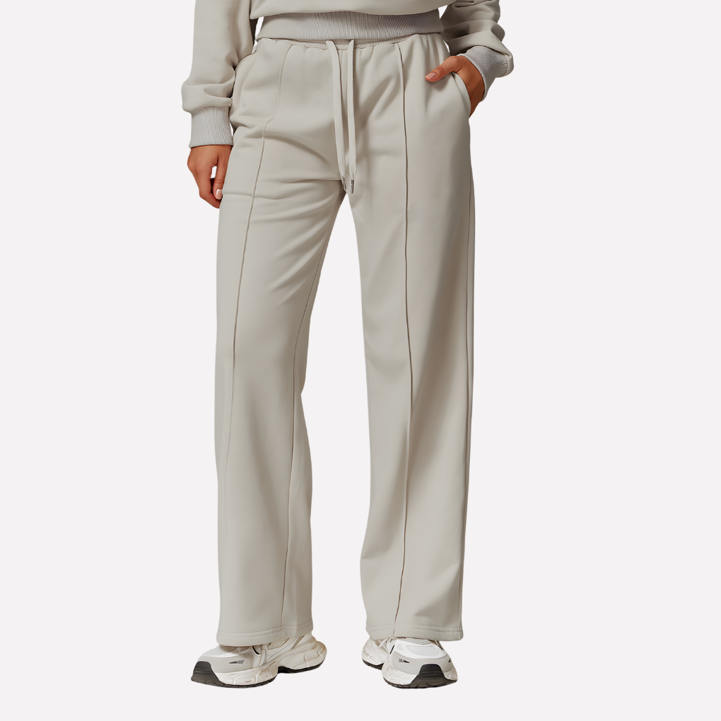 Women's Comfortable Wide Leg Sweatpants-The Yellow Prime