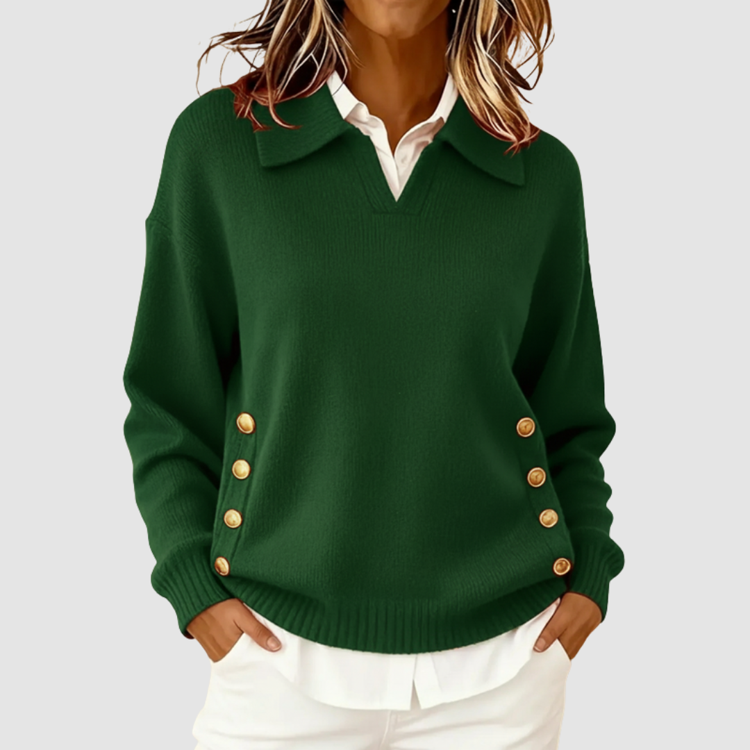 Luisa | Women's Elegant Knitted Sweater-The Yellow Prime