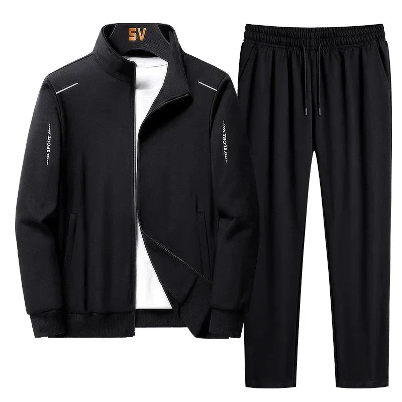 Men's Clean-Cut Two-Piece Tracksuit