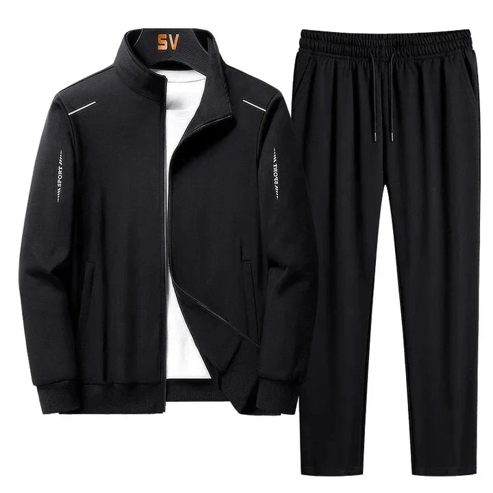 Men's Clean-Cut Two-Piece Tracksuit