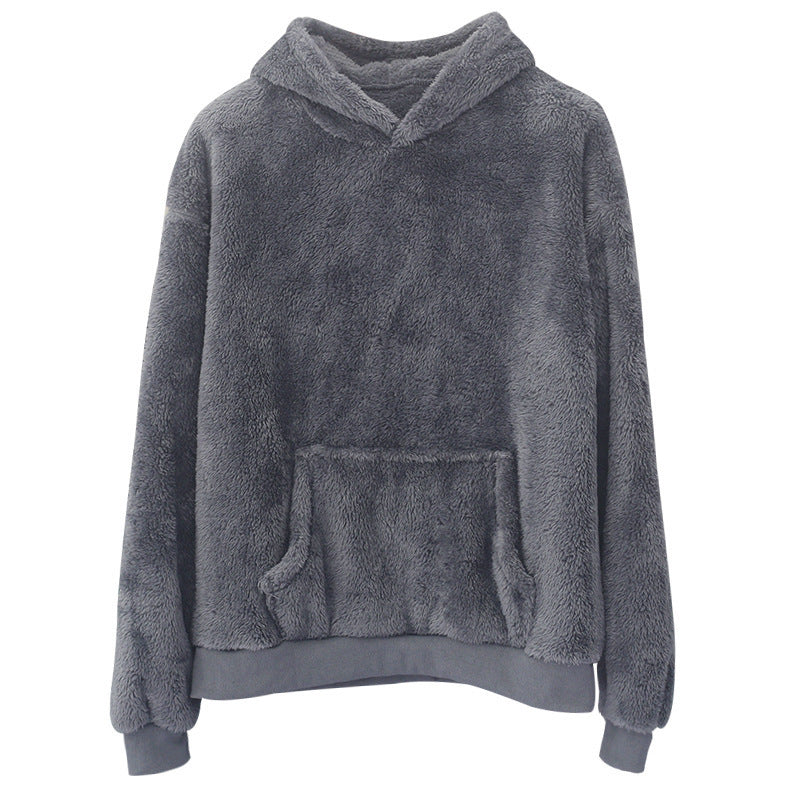 Men's Soft Relaxed Pullover Hoodie - Double Velvet for Winter-The Yellow Prime
