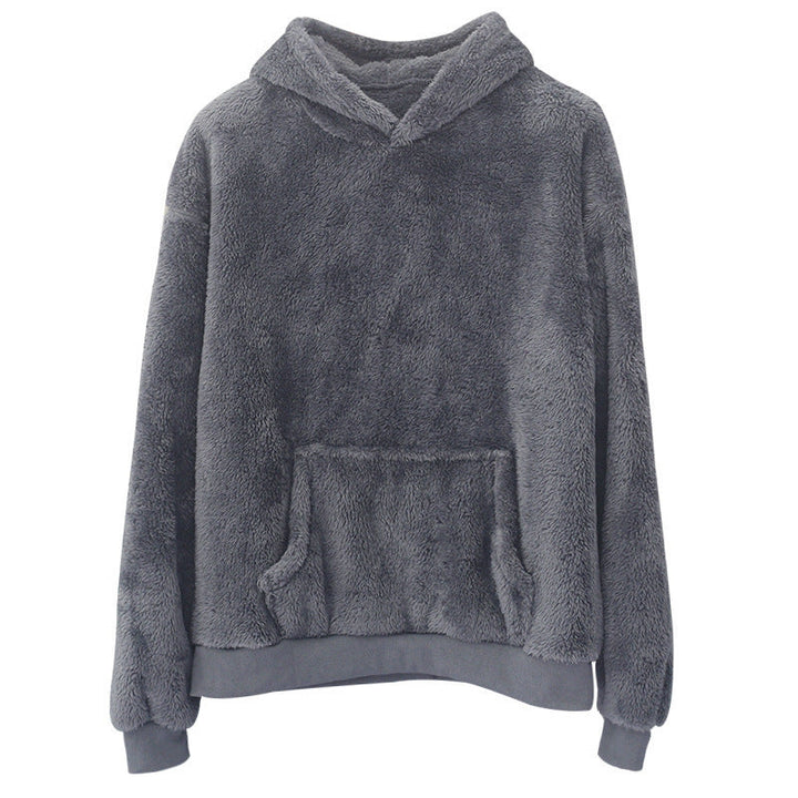 Men's Soft Relaxed Pullover Hoodie - Double Velvet for Winter-The Yellow Prime