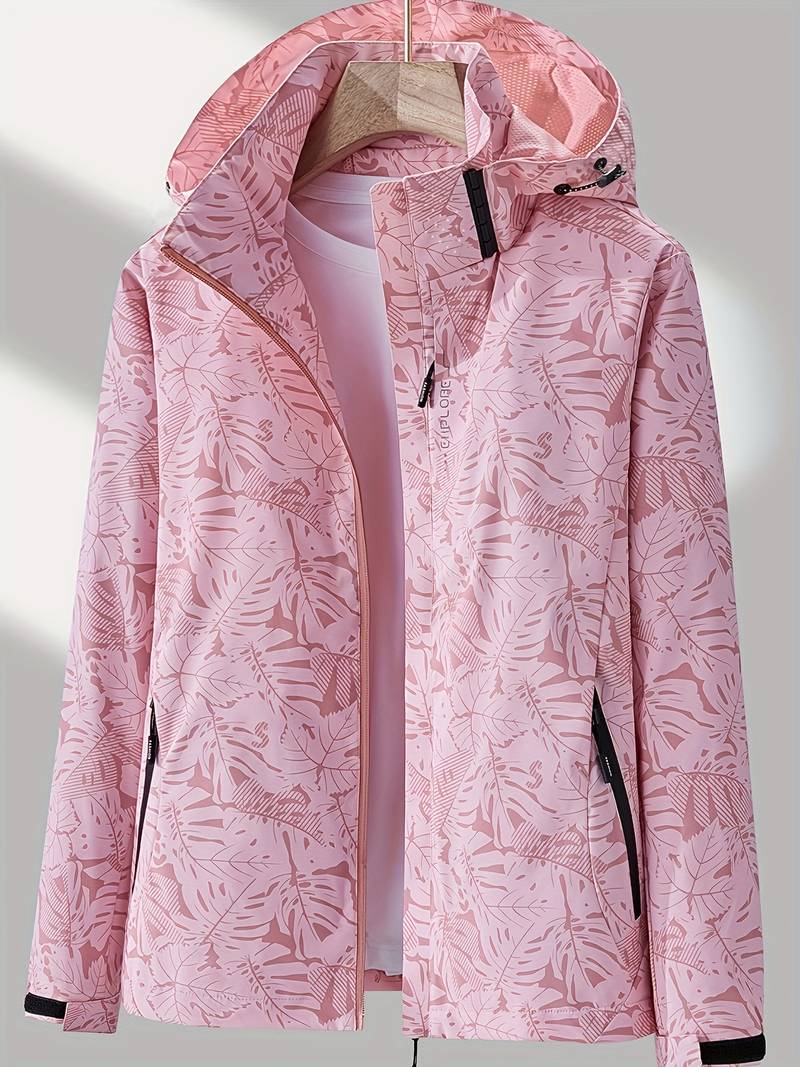 Women's Waterproof Windproof Hooded Jacket