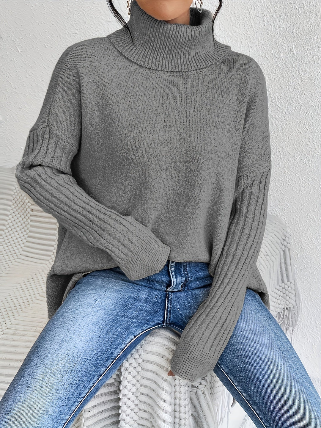 Ezella | Women's Elegant Casual Sweater-The Yellow Prime