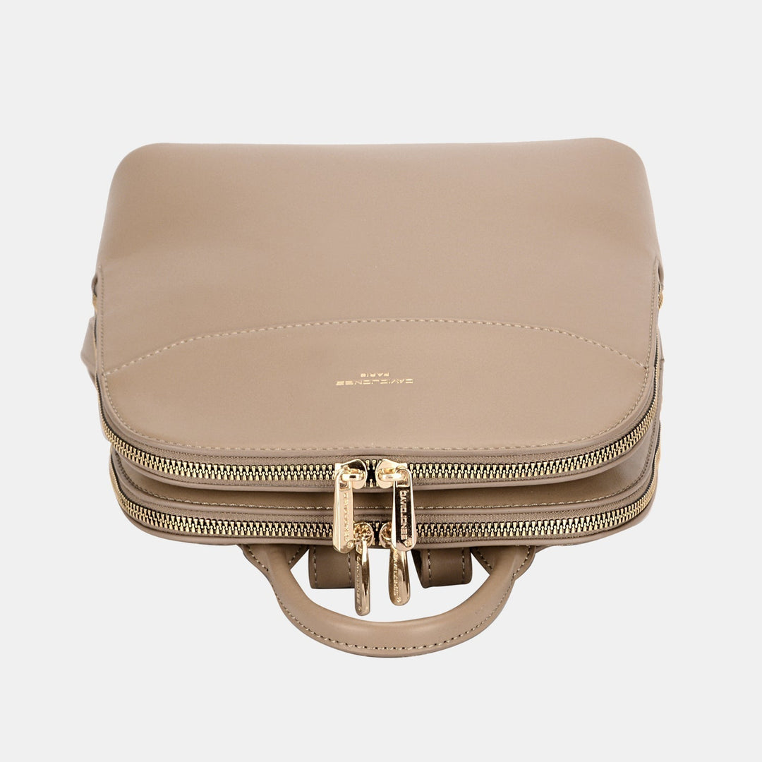 Sophia | Women's Stylish Leather Backpack with Adjustable Straps-The Yellow Prime