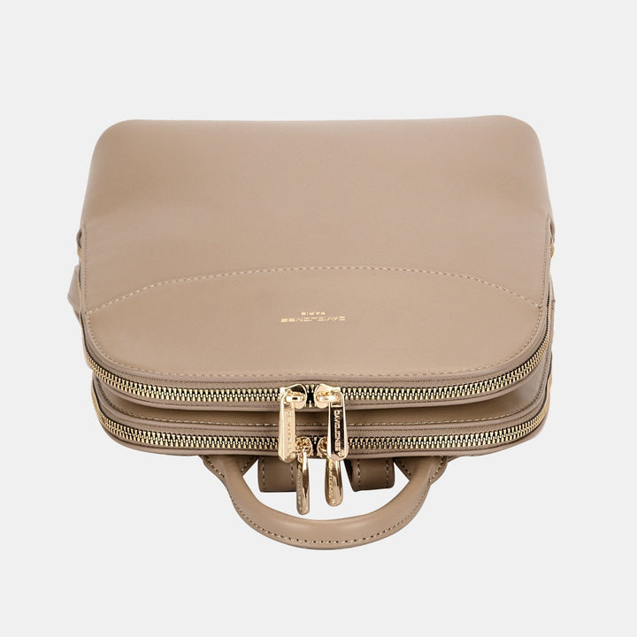 Sophia | Women's Stylish Leather Backpack with Adjustable Straps-The Yellow Prime