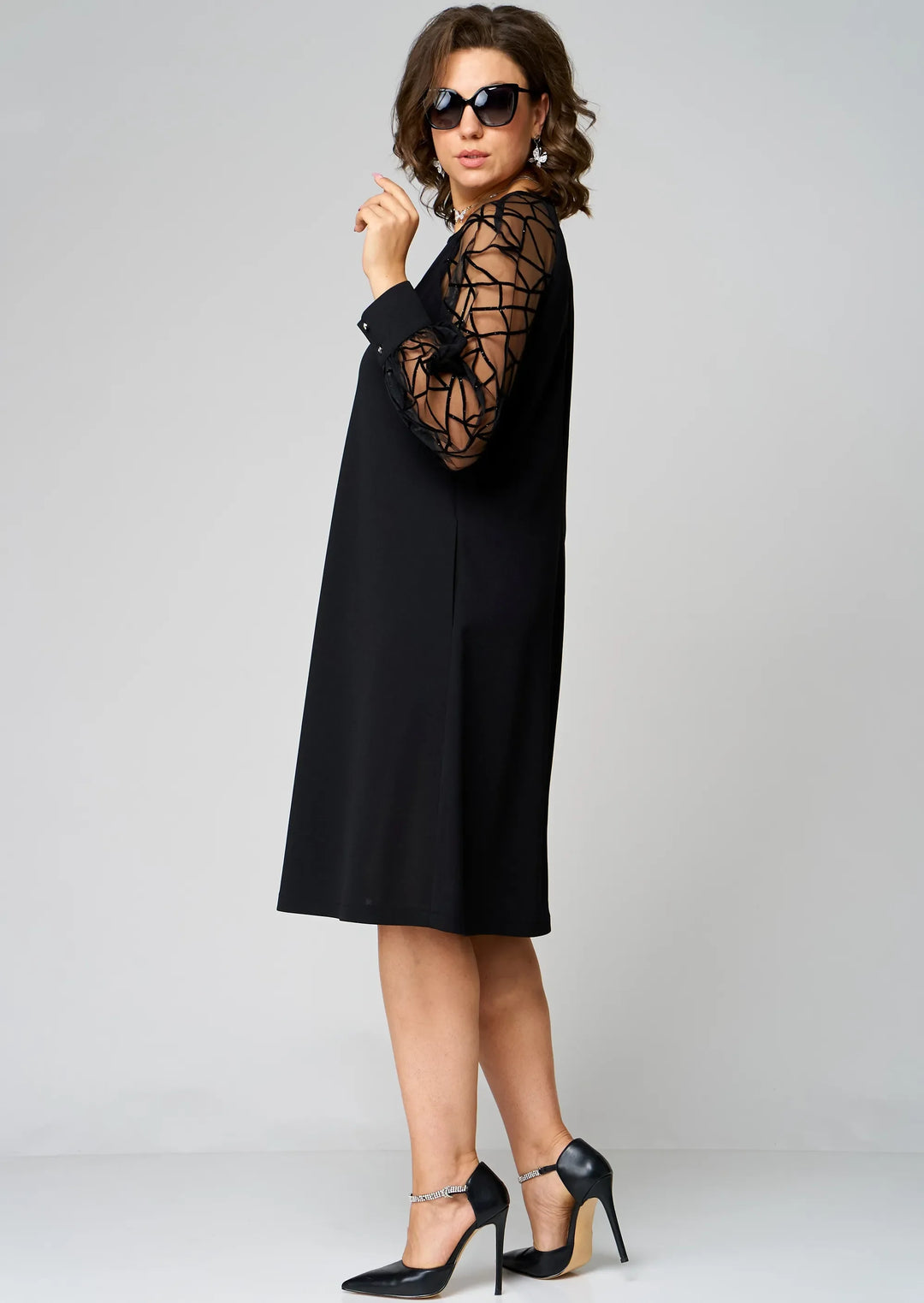 Darcy | Women's Elegant Tunic Dress-The Yellow Prime