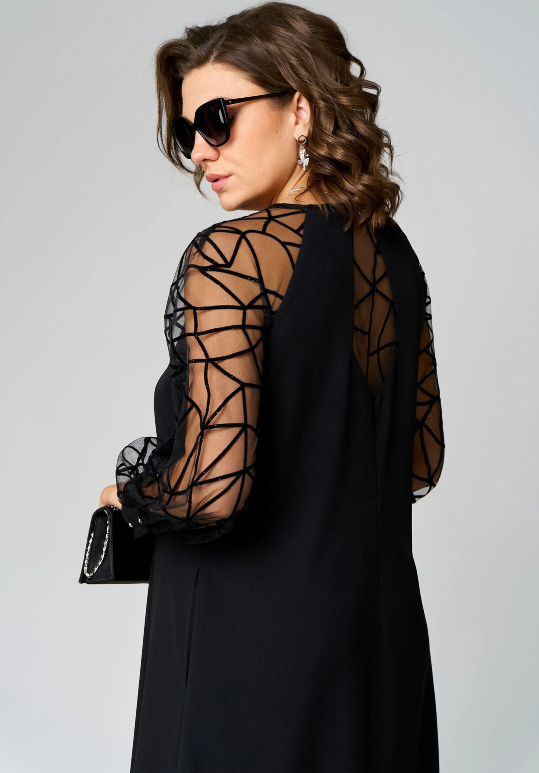 Darcy | Women's Elegant Tunic Dress-The Yellow Prime