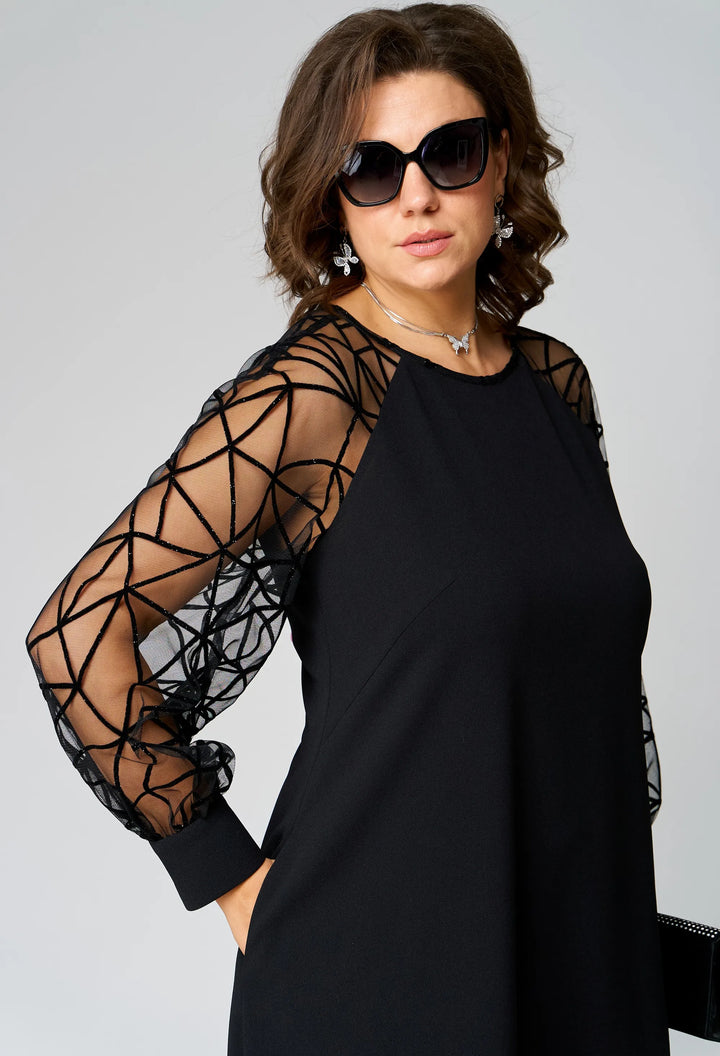Darcy | Women's Elegant Tunic Dress-The Yellow Prime