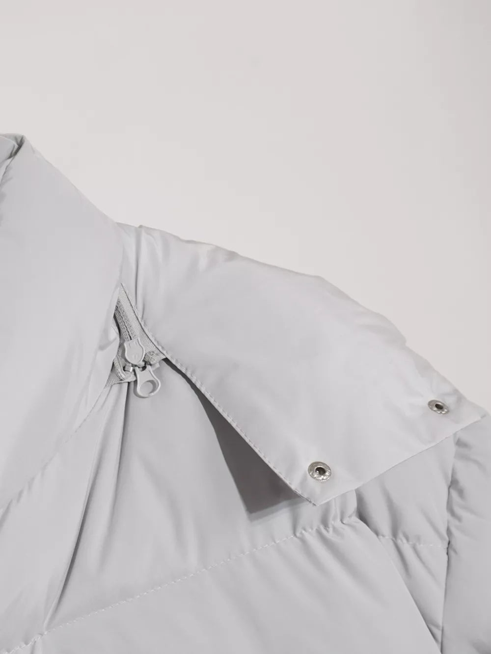 Women's Hooded Puffer Jacket with Pockets, Sizes S to L