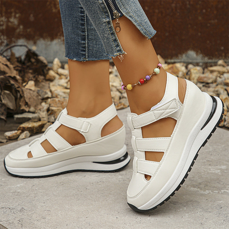 Thea | Women's Closed Toe Strap Design Sandals-The Yellow Prime