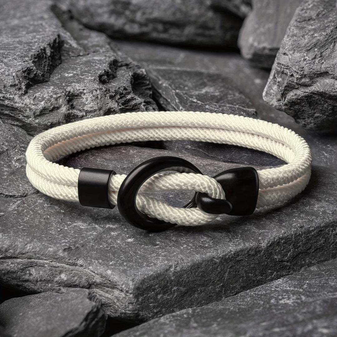 James | Men's Stylish Handmade Rope Bracelet for Casual Autumn Wear-The Yellow Prime