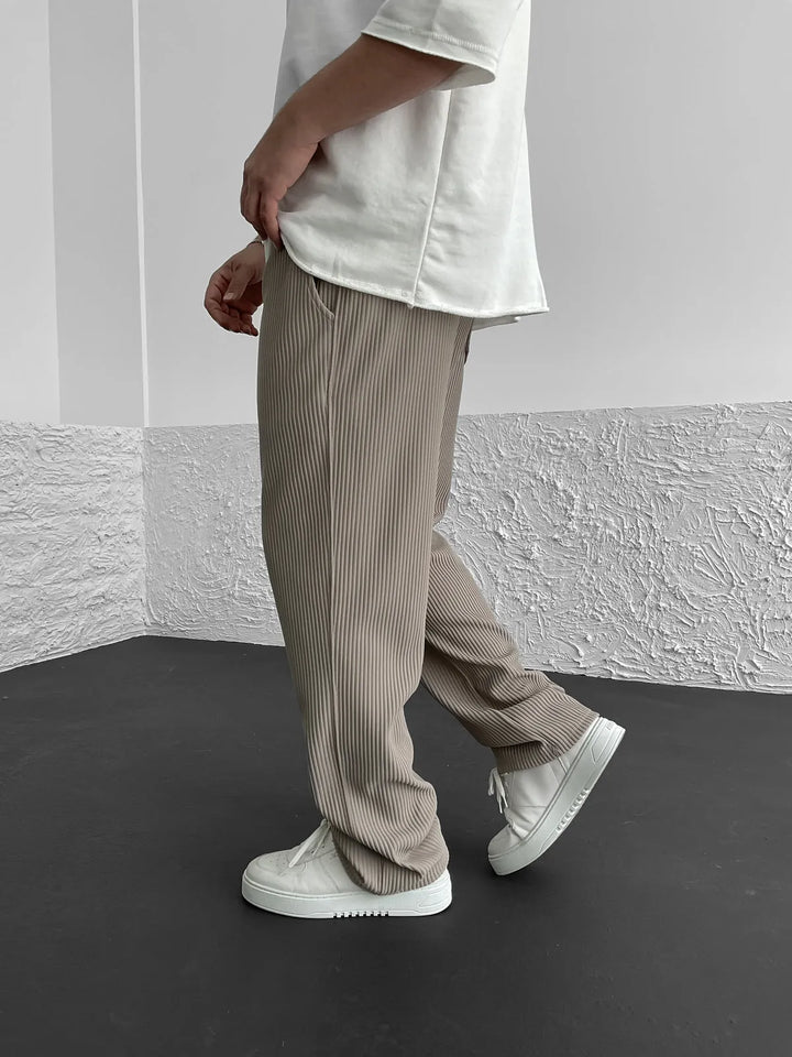 François | Men's Ribbed Spandex Comfort Pants-The Yellow Prime