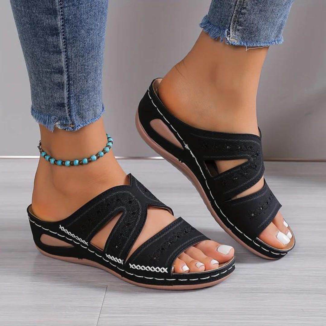 Margaret | Women's Comfortable Orthopedic Summer Sandals-The Yellow Prime