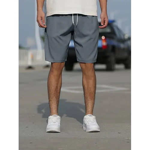 Men's High Waist Summer Shorts-The Yellow Prime