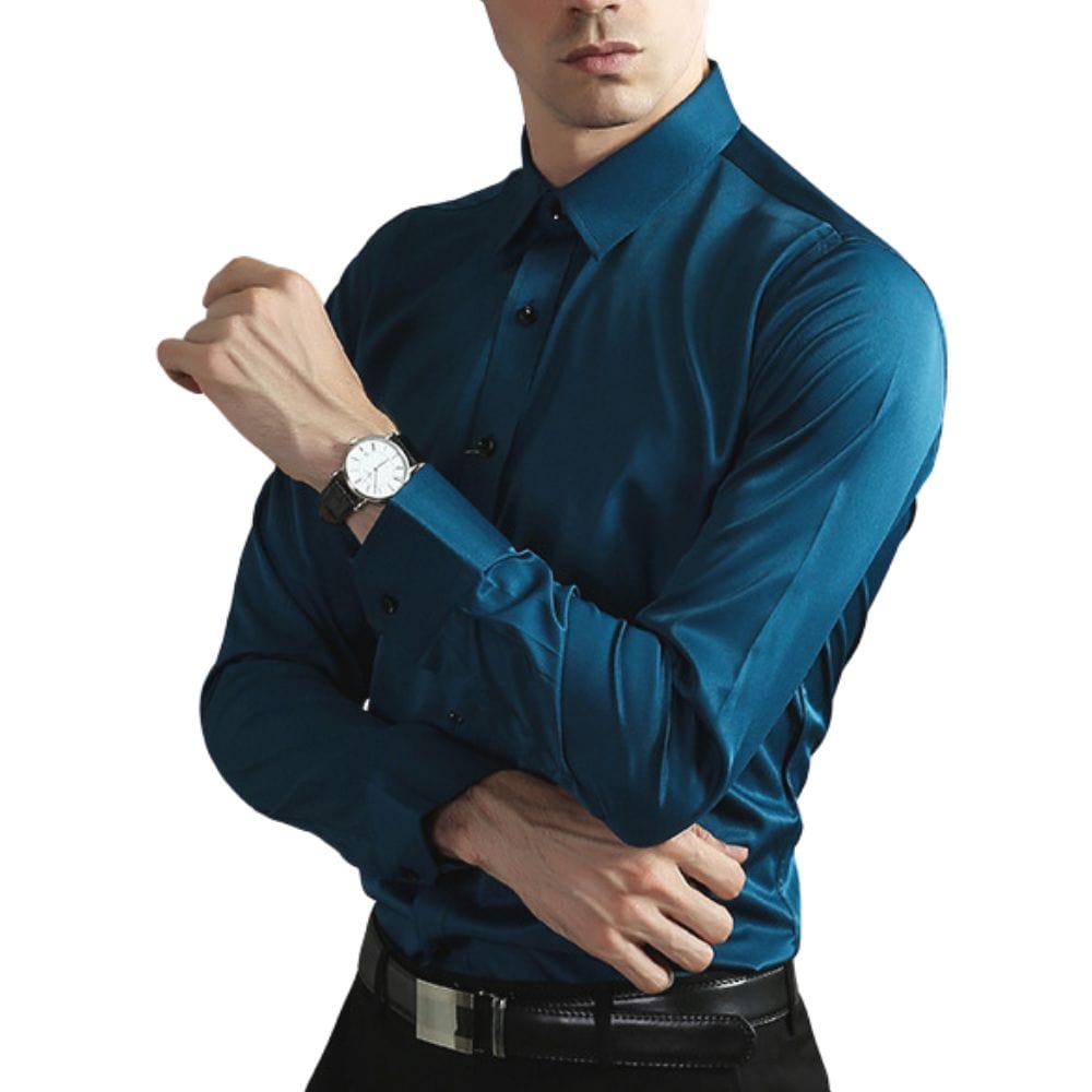 Men's Elastic Comfort Shirt, Breathable Fabric, Quick Drying Fit-The Yellow Prime