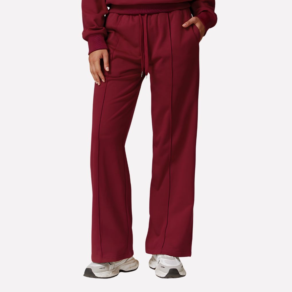 Women's Comfortable Wide Leg Sweatpants-The Yellow Prime