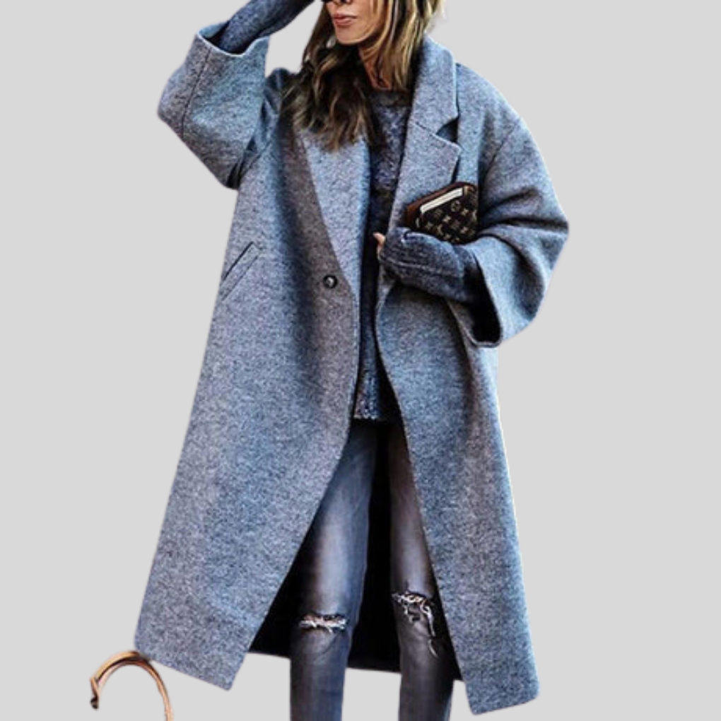 Women's Long Winter Coat – Warm Layer for Cold Weather
