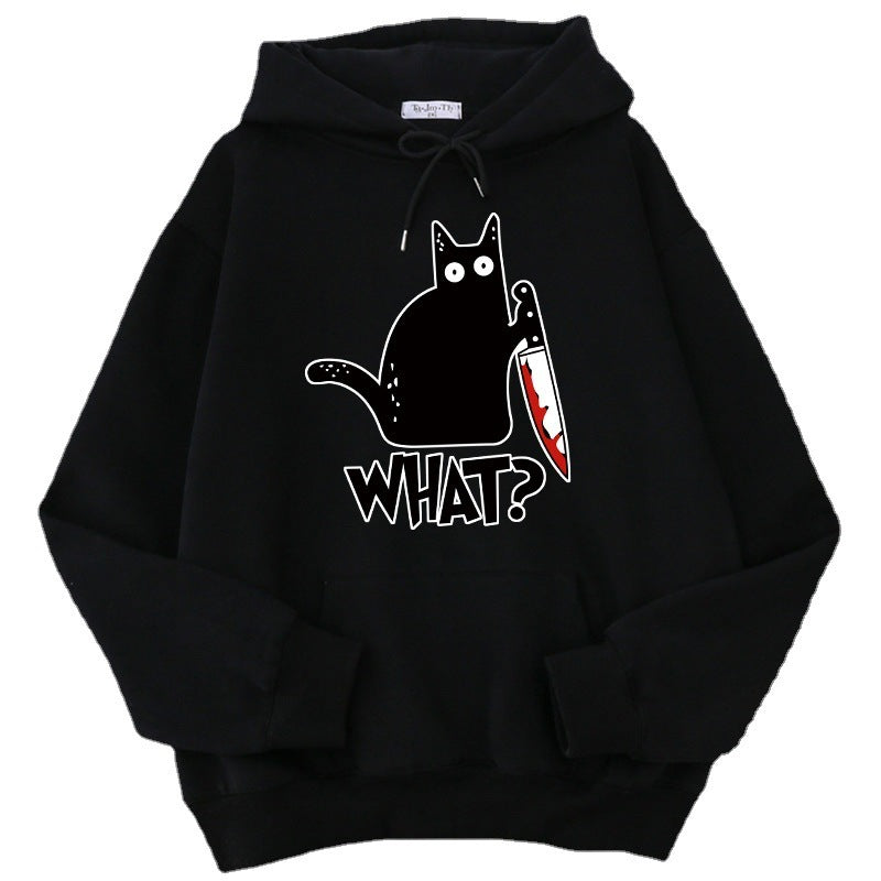 Men's Oversized Graphic Hoodie - Casual Wool Lined Pullover-The Yellow Prime