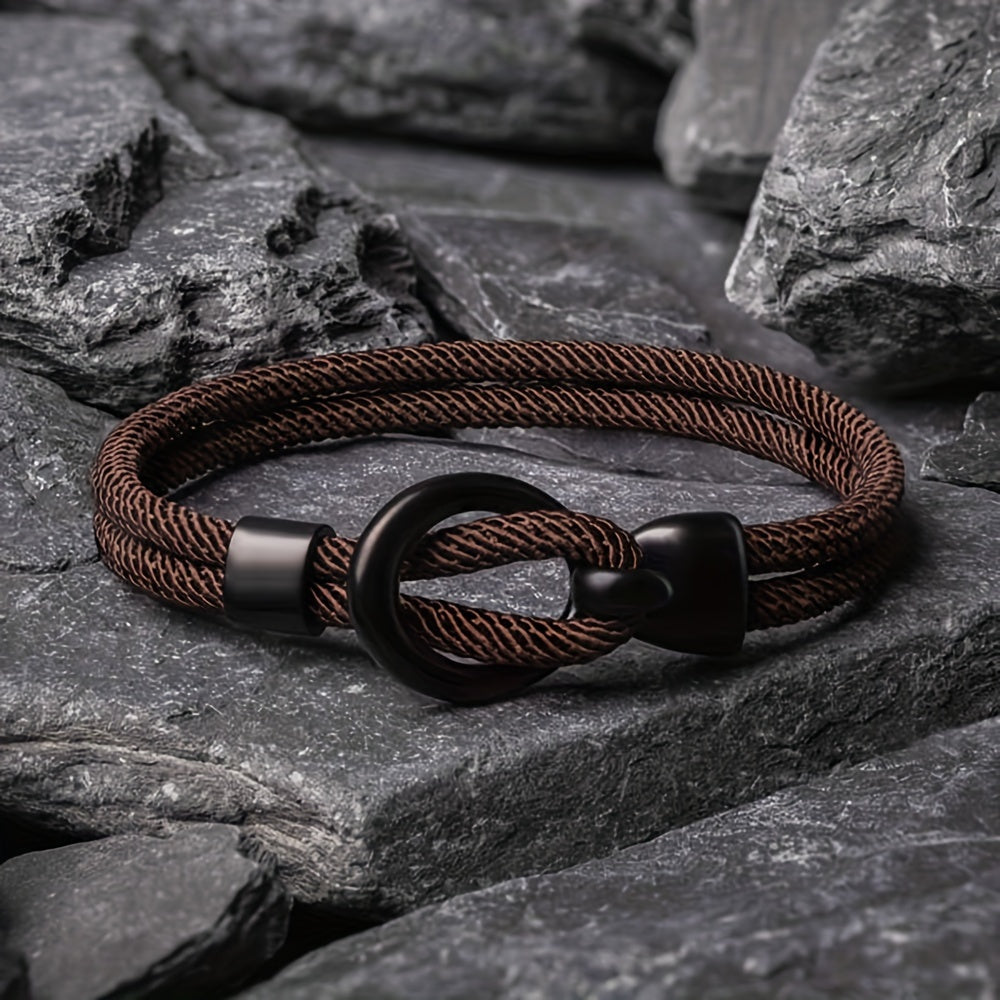James | Men's Stylish Handmade Rope Bracelet for Casual Autumn Wear-The Yellow Prime