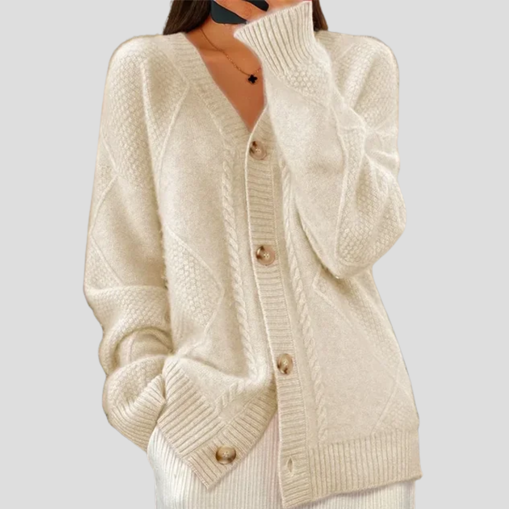 Women's Cozy Knitted Cardigan for All Seasons