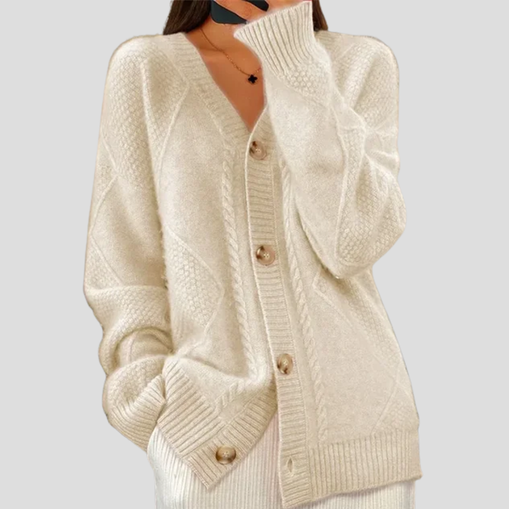 Women's Cozy Knitted Cardigan for All Seasons