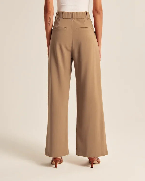 Verna | Women's Trendy Wide Leg Pants for Casual Style-The Yellow Prime