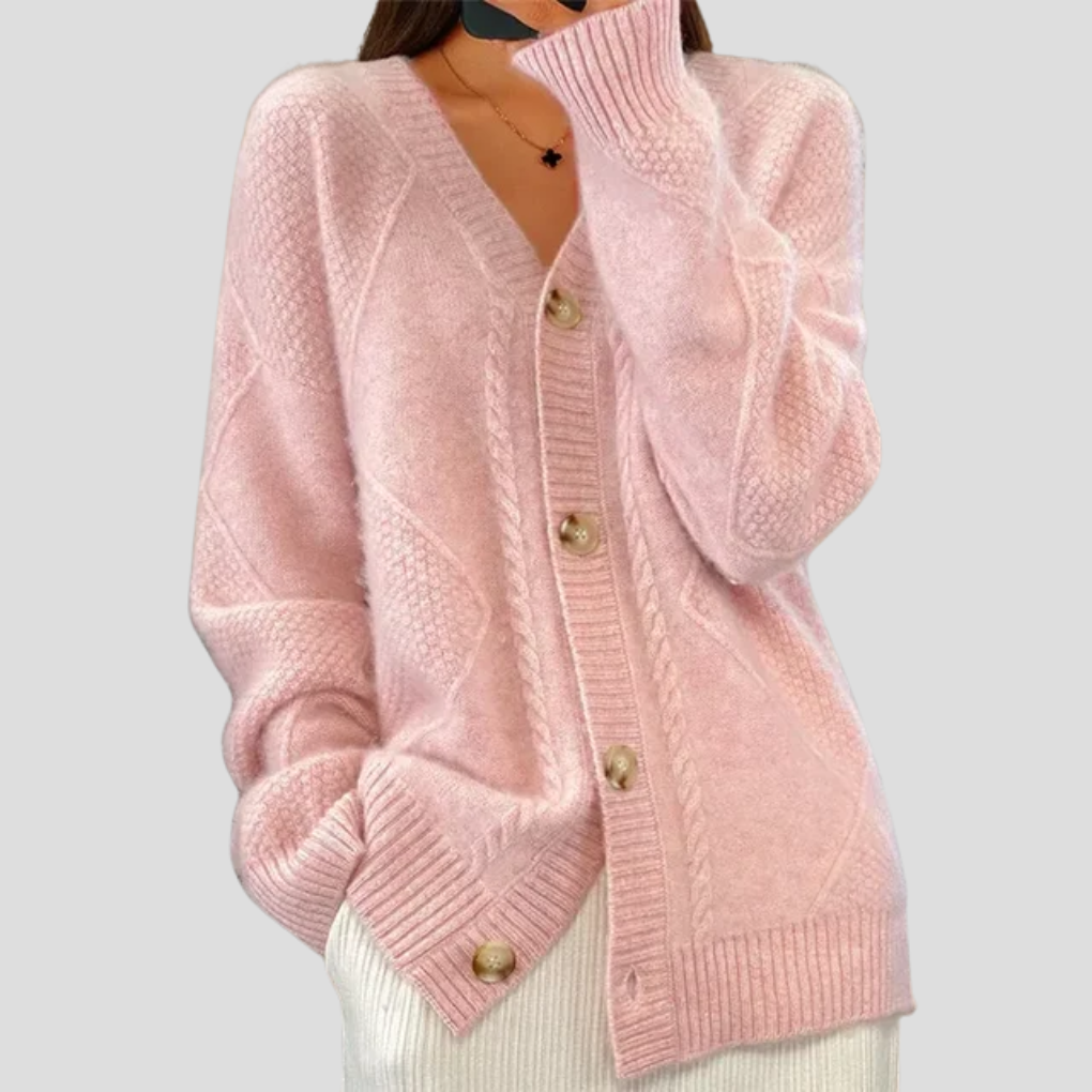 Women's Cozy Knitted Cardigan for All Seasons