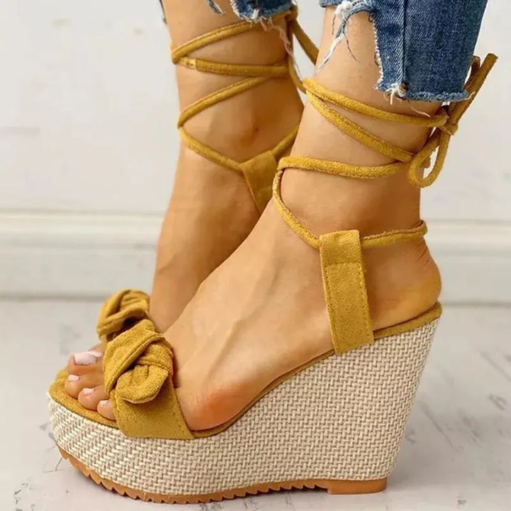 Emilia | Women's Elegant Summer Ankle Strap Sandals-The Yellow Prime