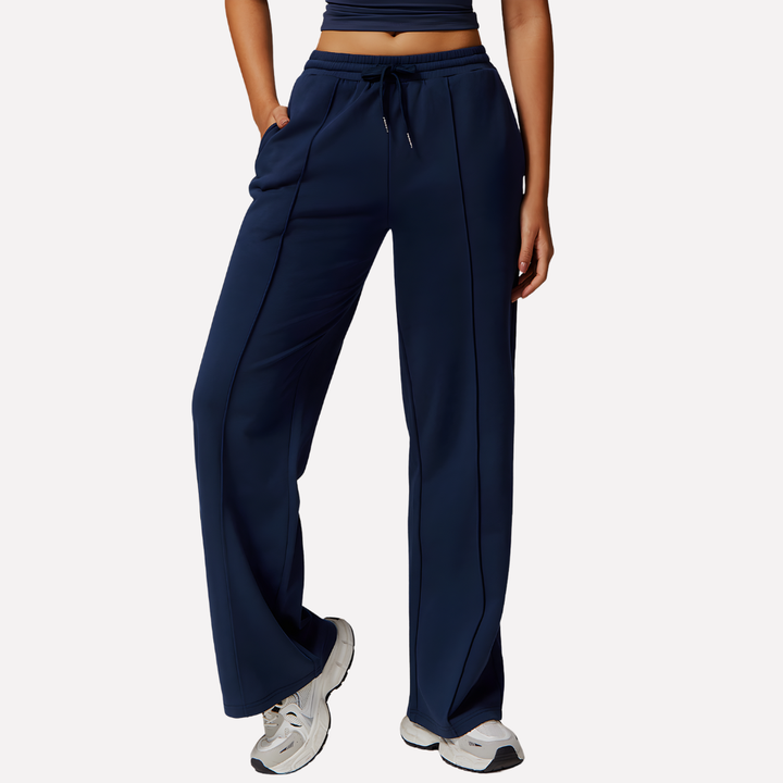 Women's Comfortable Wide Leg Sweatpants-The Yellow Prime