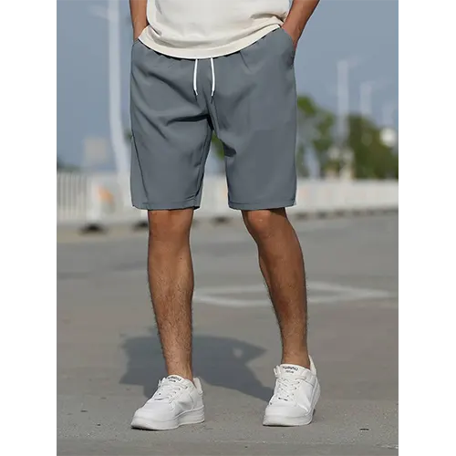 Men's High Waist Summer Shorts-The Yellow Prime