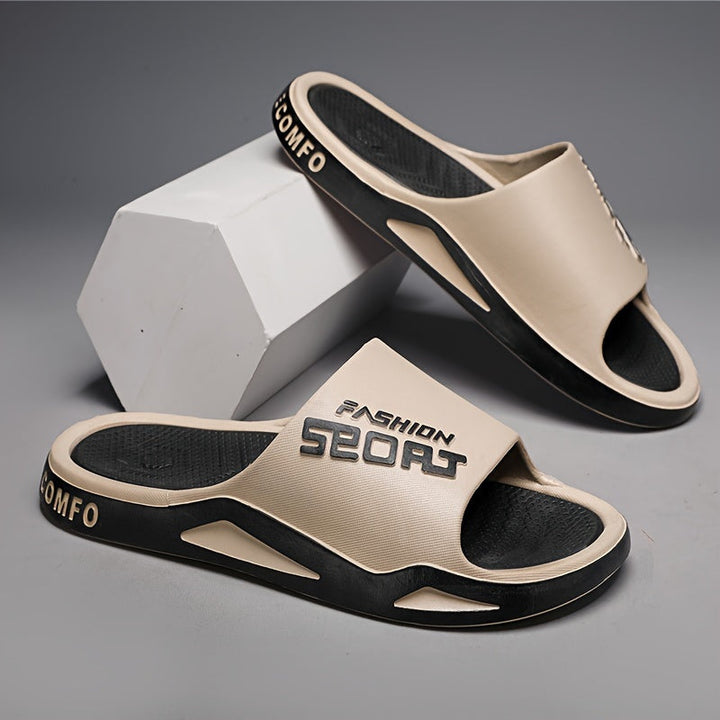 Men's Comfortable Anti-Slip Sports Slippers for Active Lifestyle-The Yellow Prime
