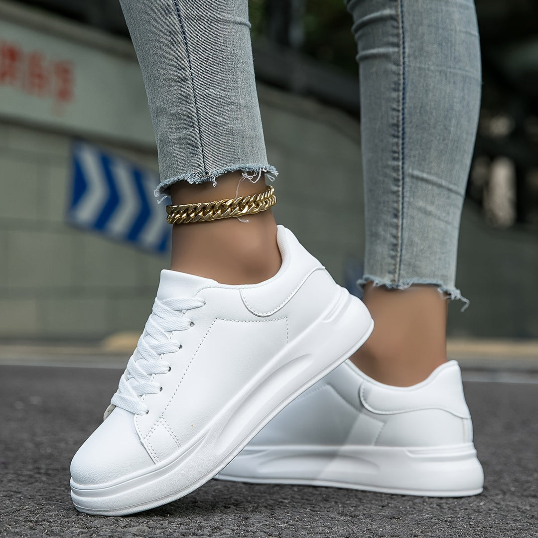 Aubrey | Women's Textile Sneakers, Clean Design, Comfortable Fit-The Yellow Prime