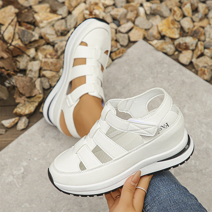 Thea | Women's Closed Toe Strap Design Sandals-The Yellow Prime