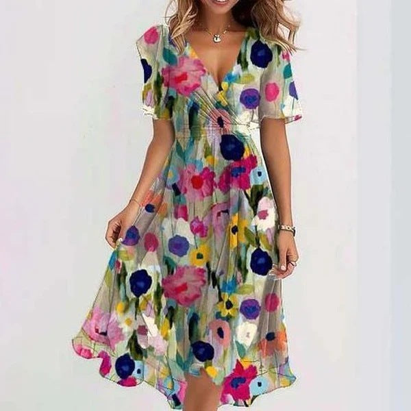 Naomi | Women's Elegant Summer Dress-The Yellow Prime