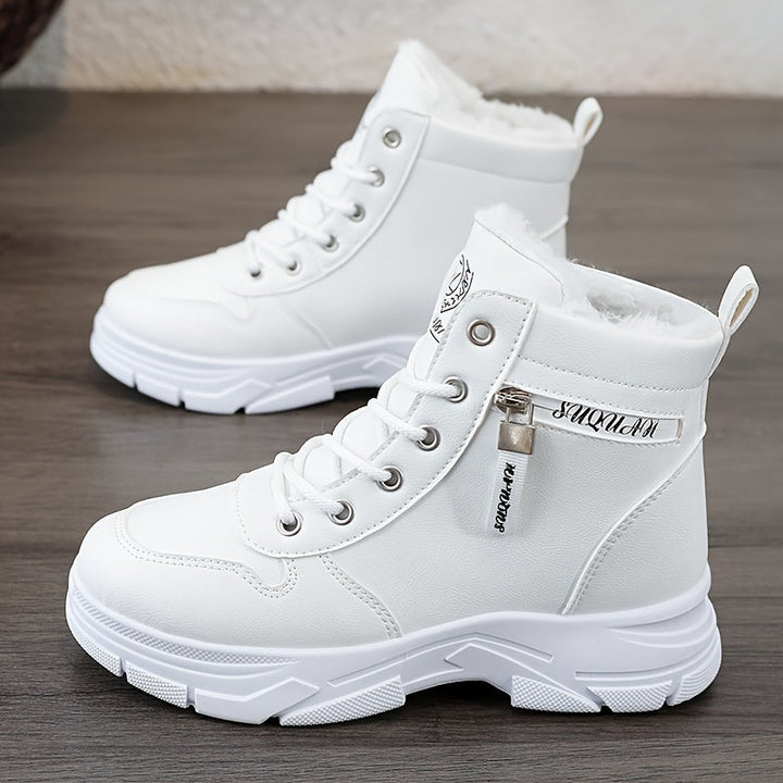 Women's Festive Casual Winter Sneakers - Perfect for Cold Weather-The Yellow Prime