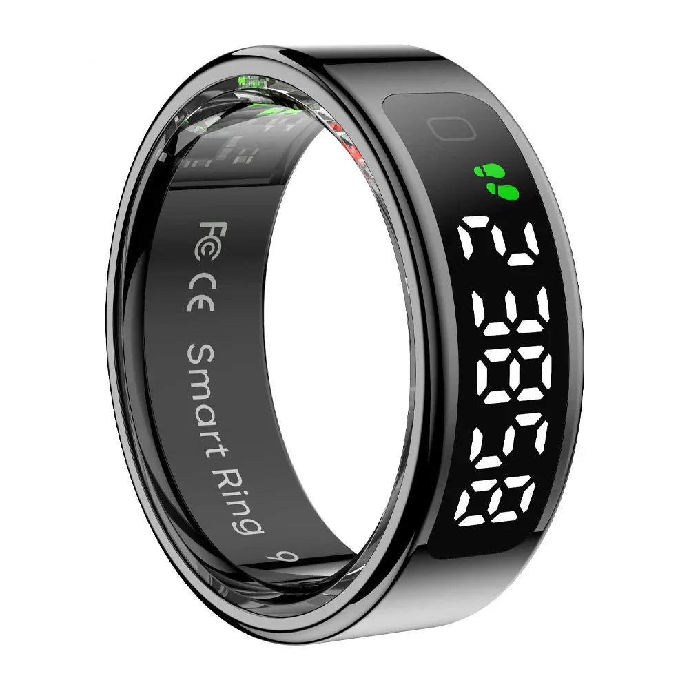 Health Monitor Smart Ring - Waterproof, Wireless Charging, Trendy Gift-The Yellow Prime