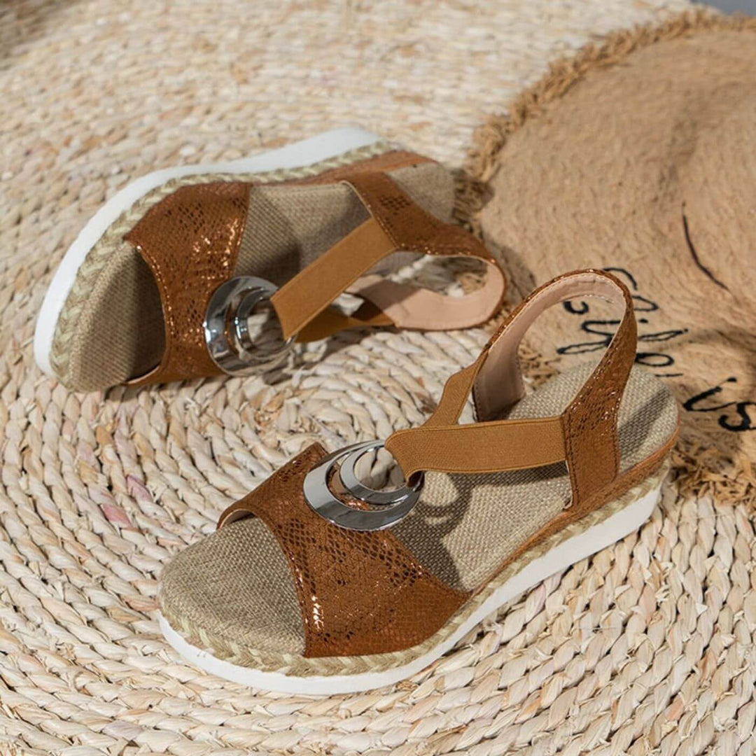 Lydia | Women's Comfortable Orthopedic Summer Footwear-The Yellow Prime