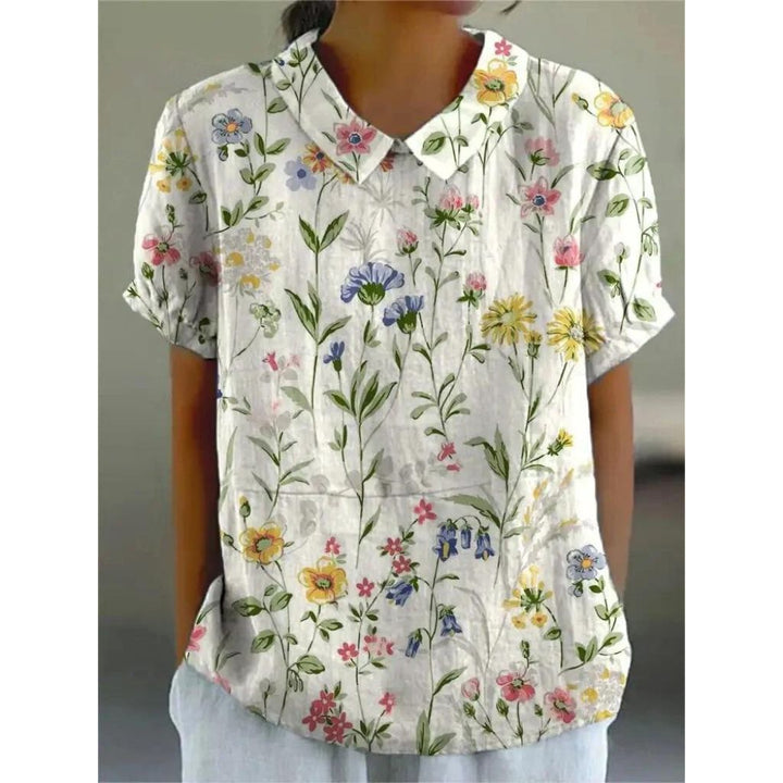 Women's Floral Print Casual Shirt-The Yellow Prime