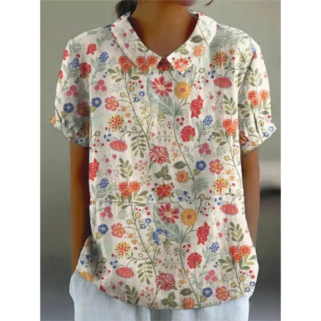 Women's Floral Print Casual Shirt-The Yellow Prime
