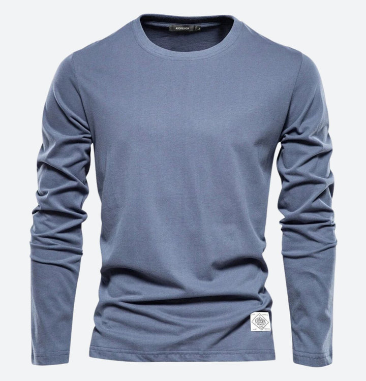 Alex | Men's Fashionable Long-Sleeved T-Shirt-The Yellow Prime