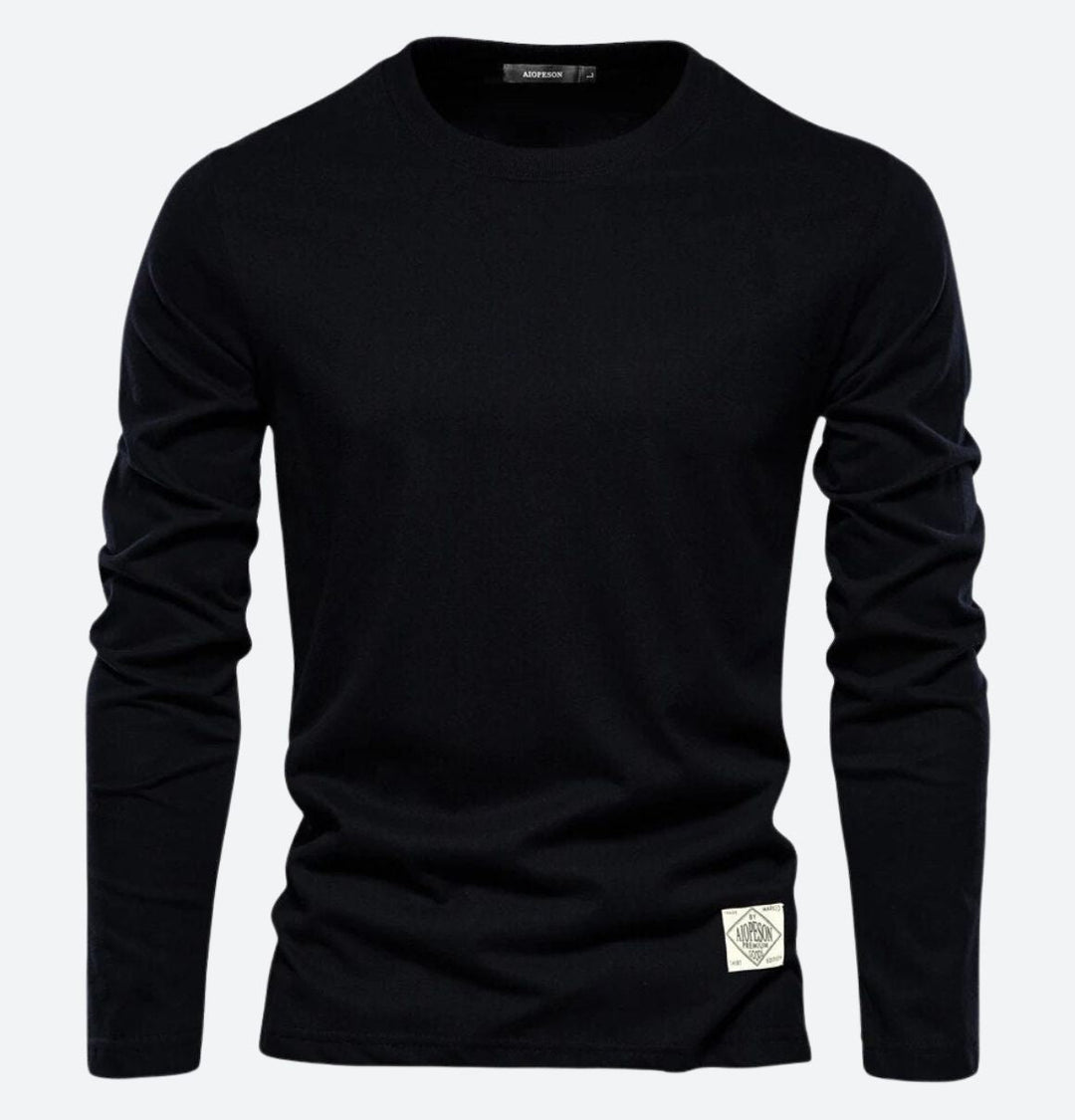 Alex | Men's Fashionable Long-Sleeved T-Shirt-The Yellow Prime